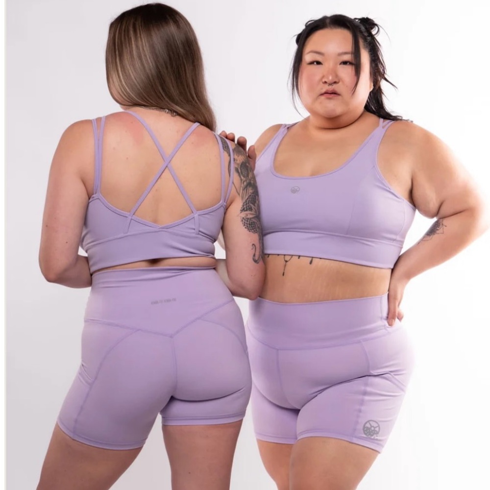 NWT ETHEREAL HIGH-WAISTED COMPRESSION SHORTS from Kinda Fit Kinda Fat Apparel